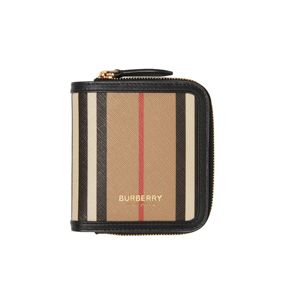 아이콘 스트라이프 레더 반지갑