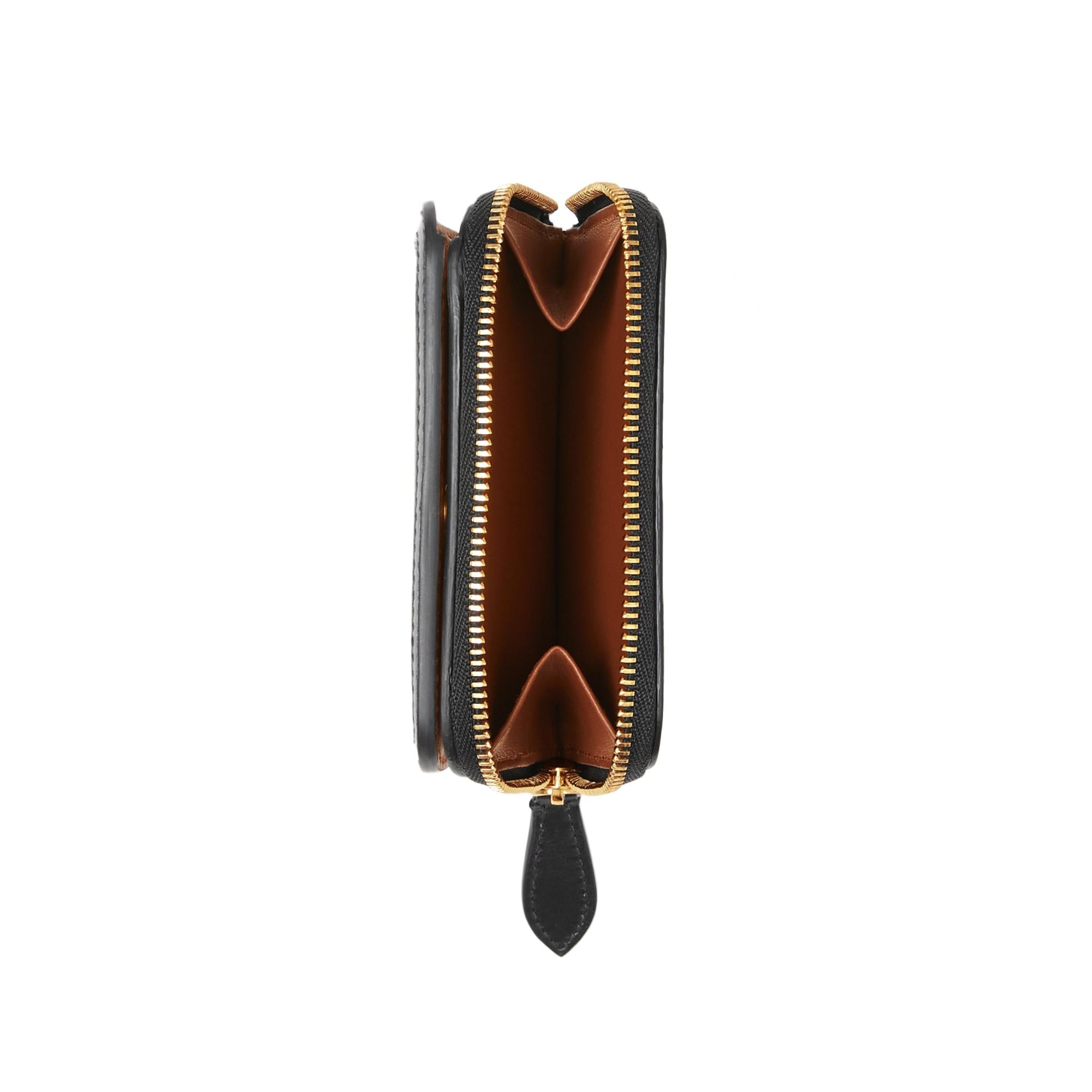 아이콘 스트라이프 레더 반지갑