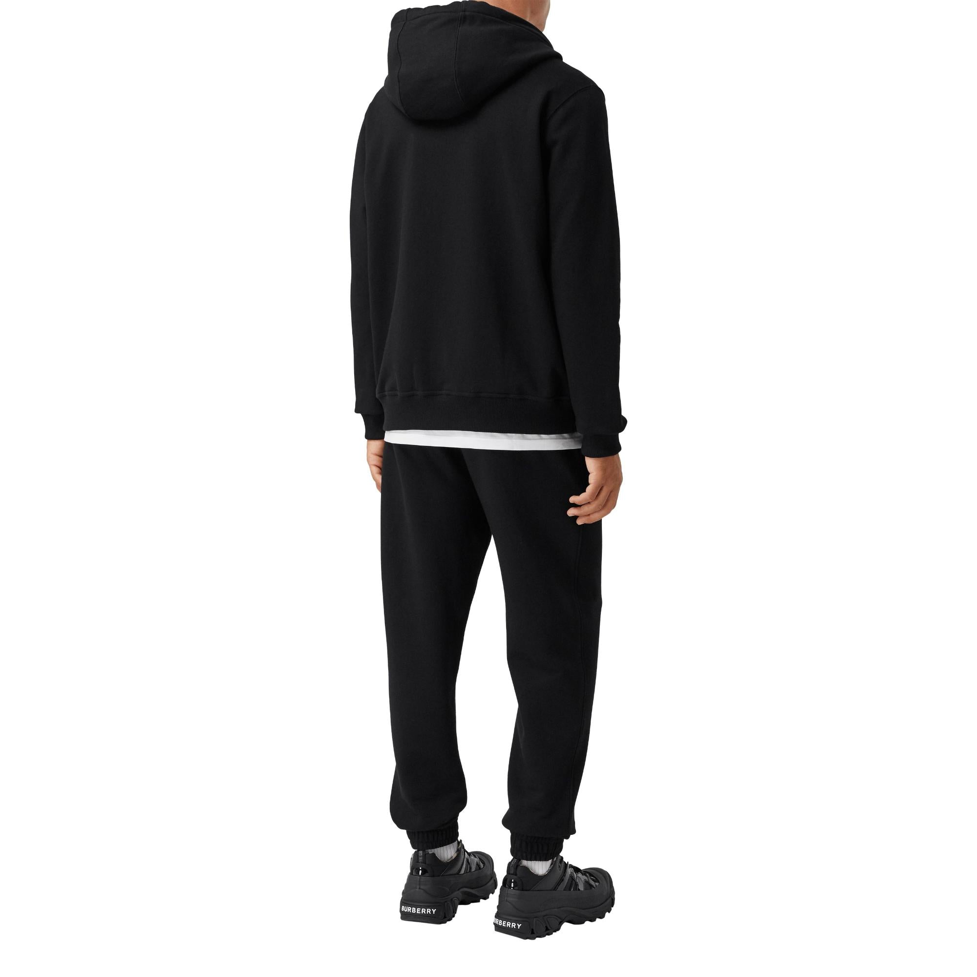 아이콘 스트라이프 디테일 코튼 조깅 팬츠