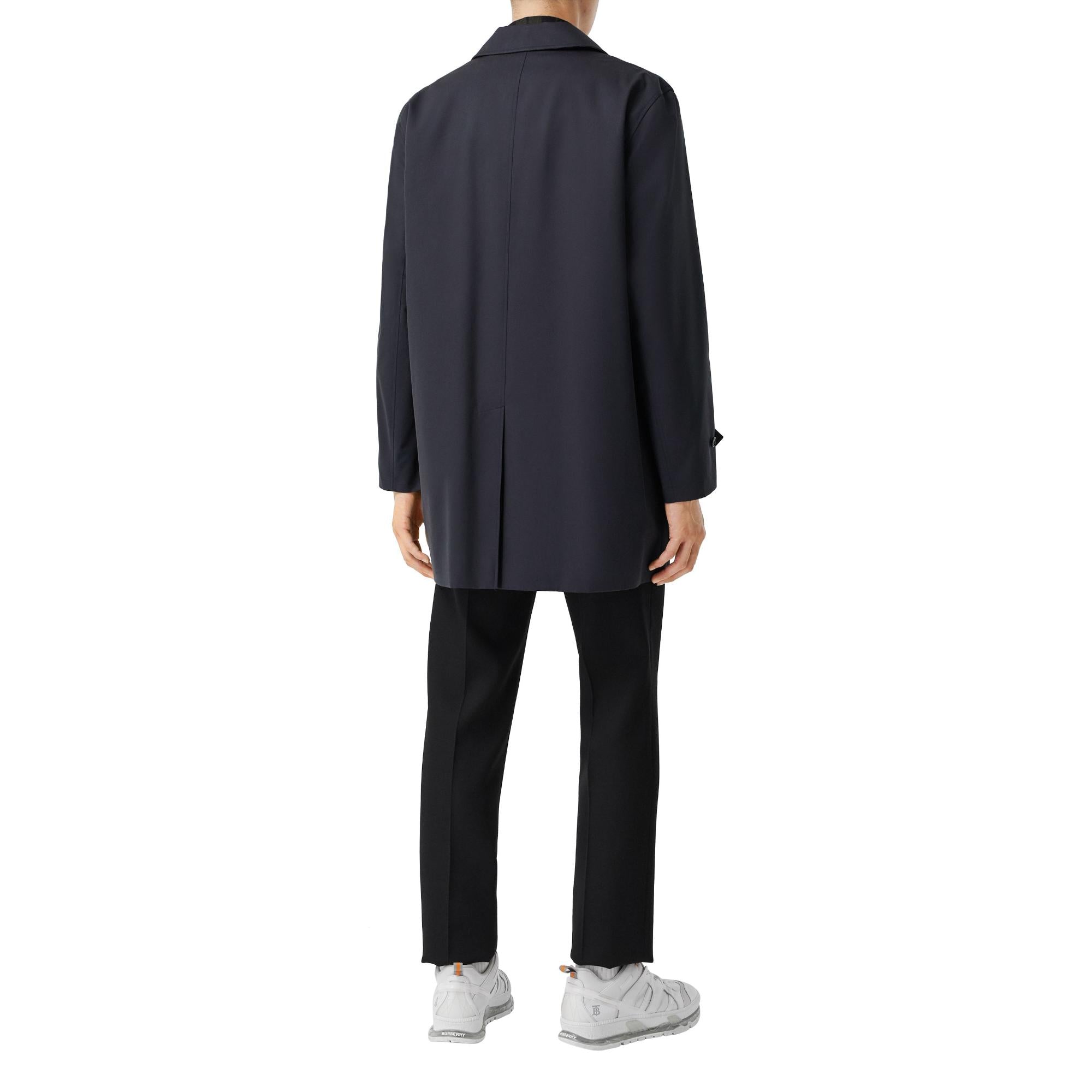 코튼 개버딘 카 코트