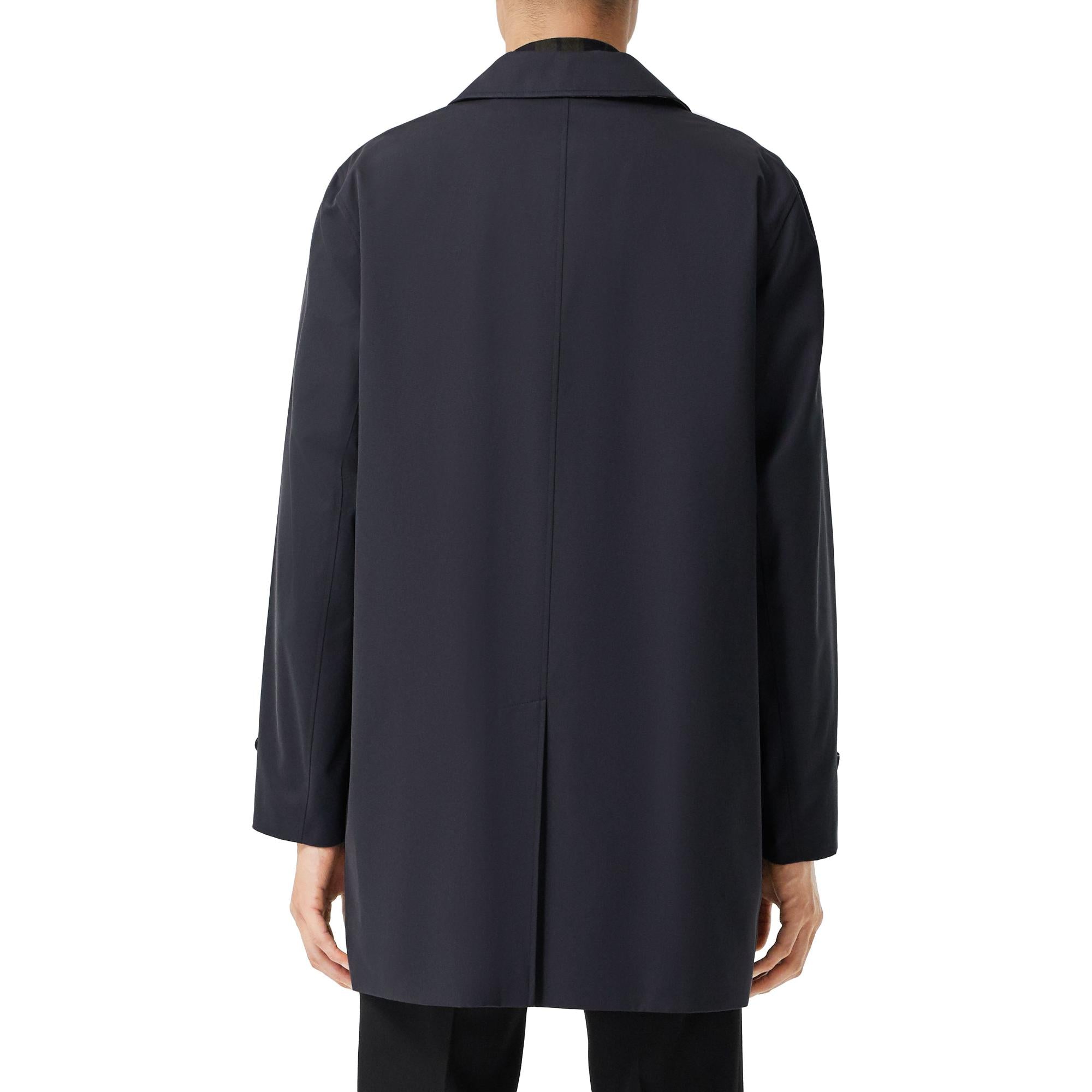 코튼 개버딘 카 코트