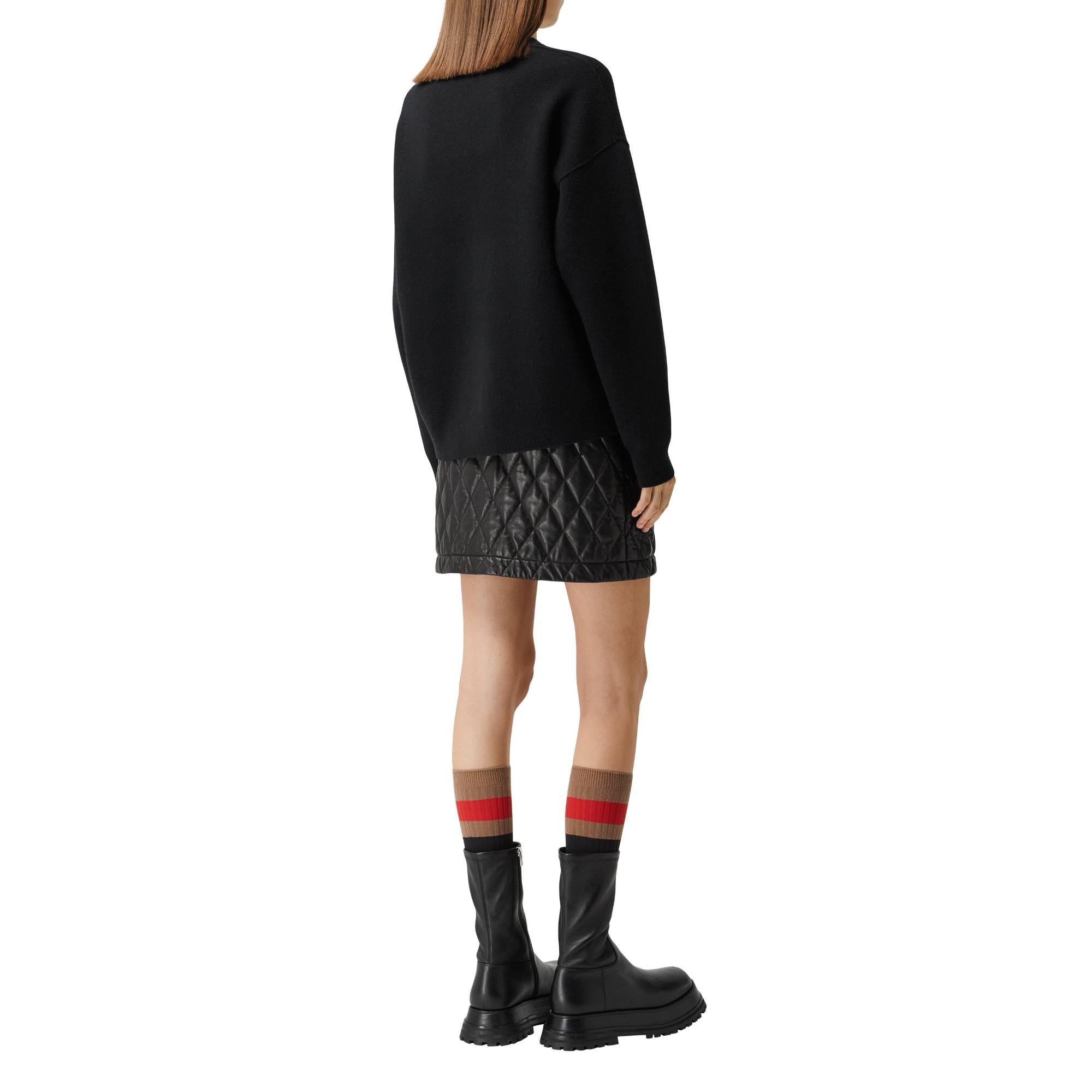 모노그램 모티프 캐시미어 블렌드 스웨터