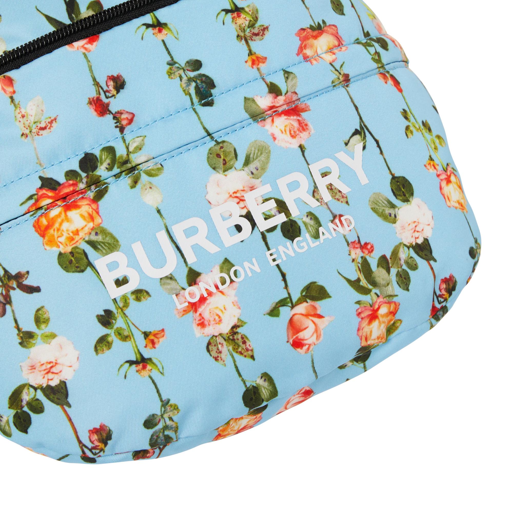 로즈 프린트 컨버터블 범 백