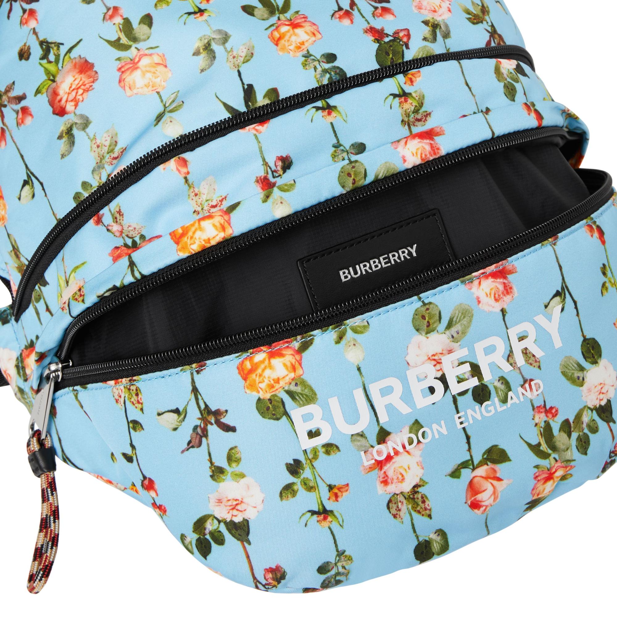 로즈 프린트 컨버터블 범 백