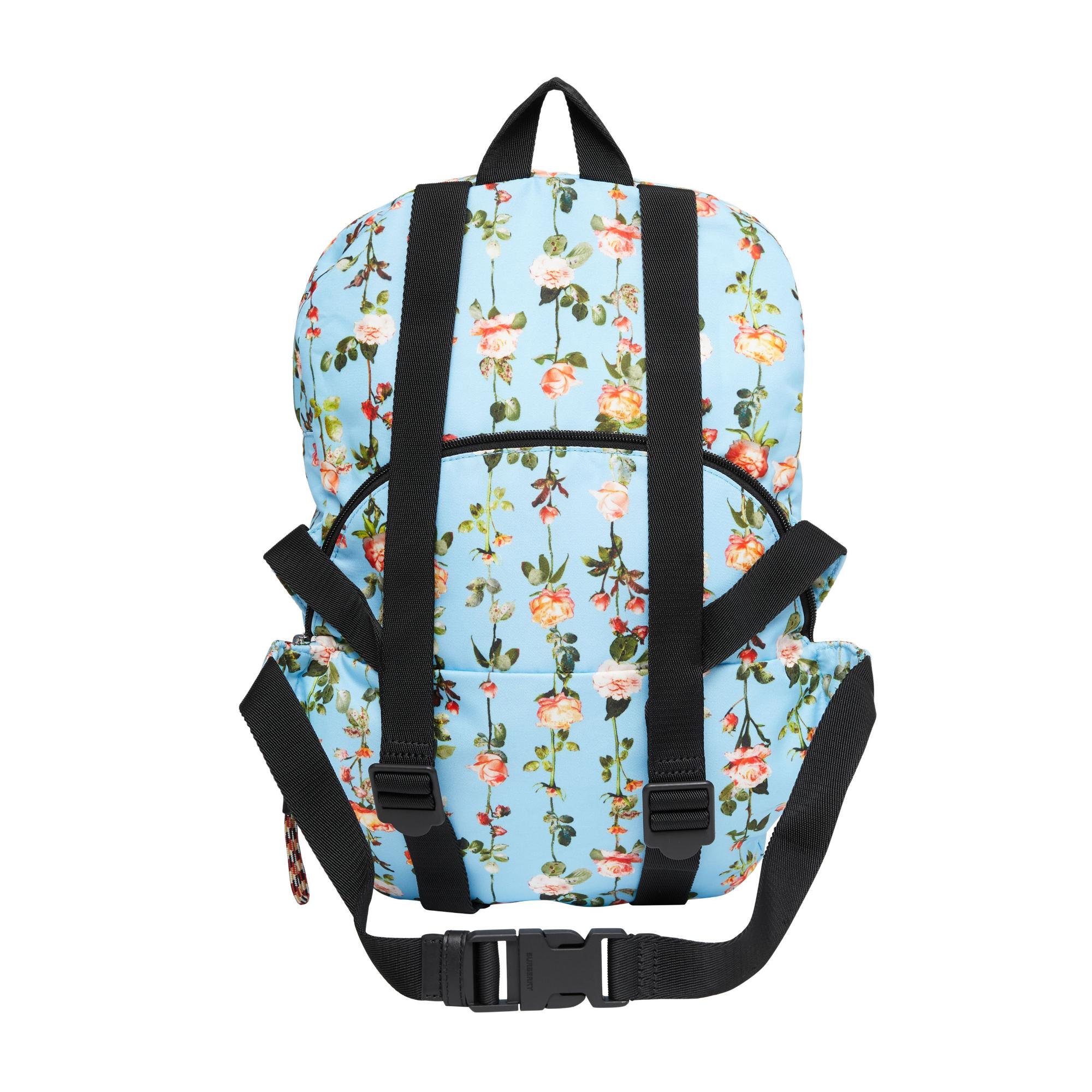 로즈 프린트 컨버터블 범 백