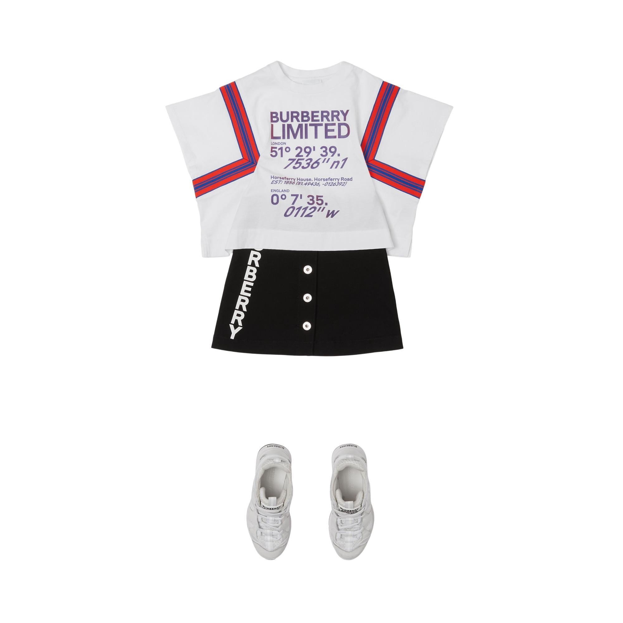 코디네이트 프린트 코튼 티셔츠