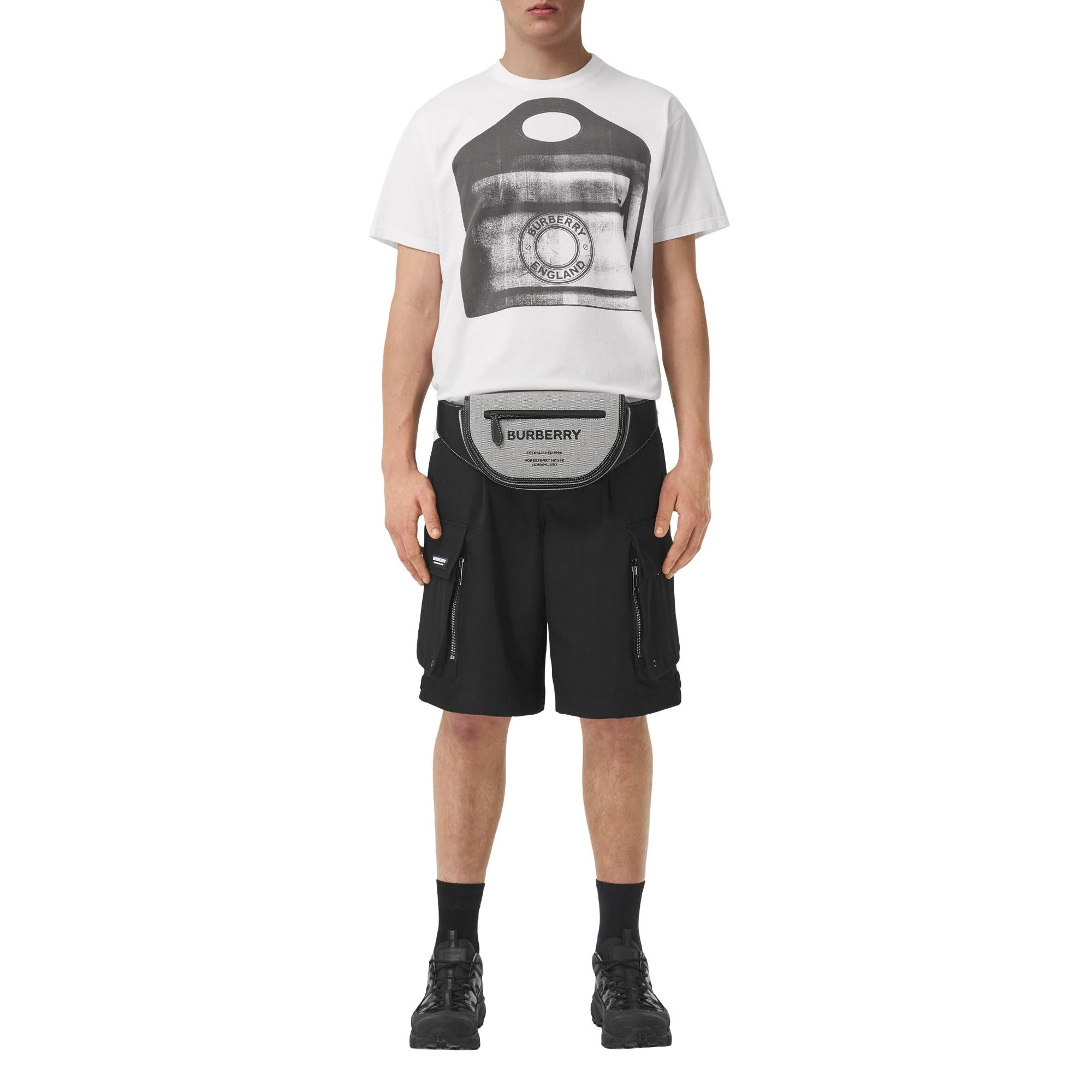 스몰 호스페리 프린트 캔버스 올림피아 범 백