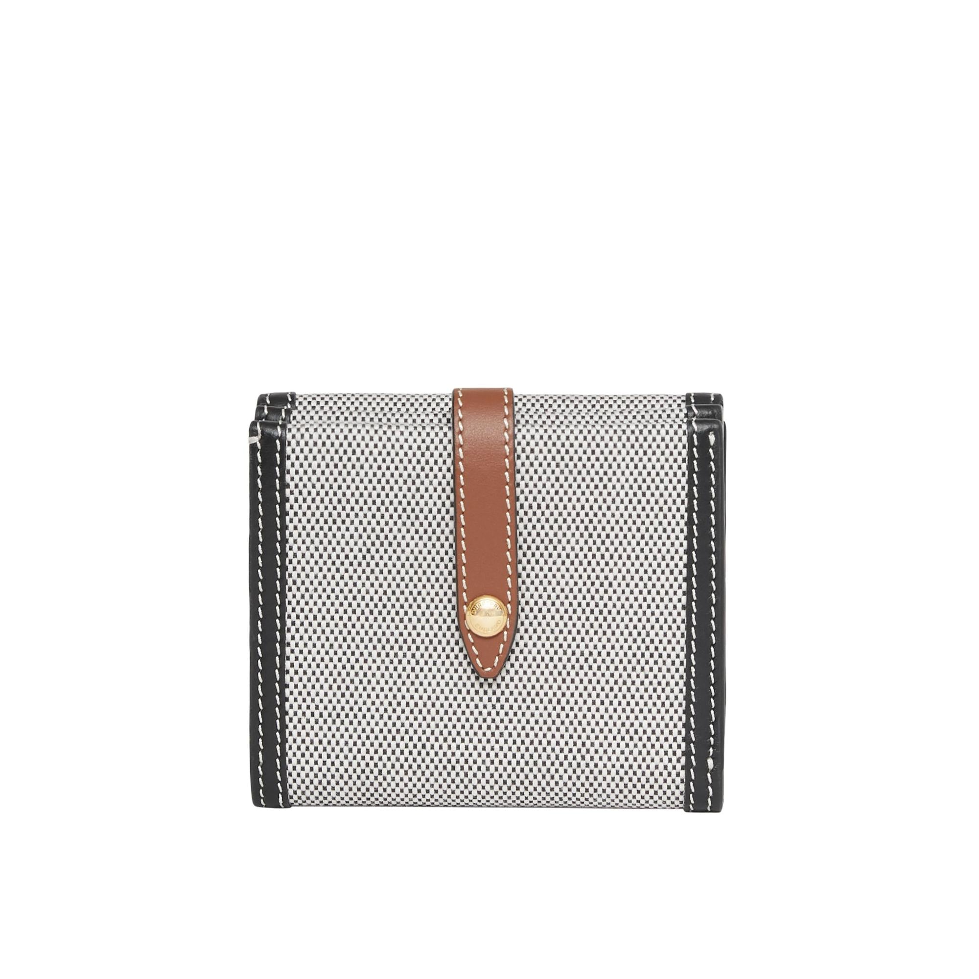 호스페리 프린트 코튼 캔버스 접이식 지갑