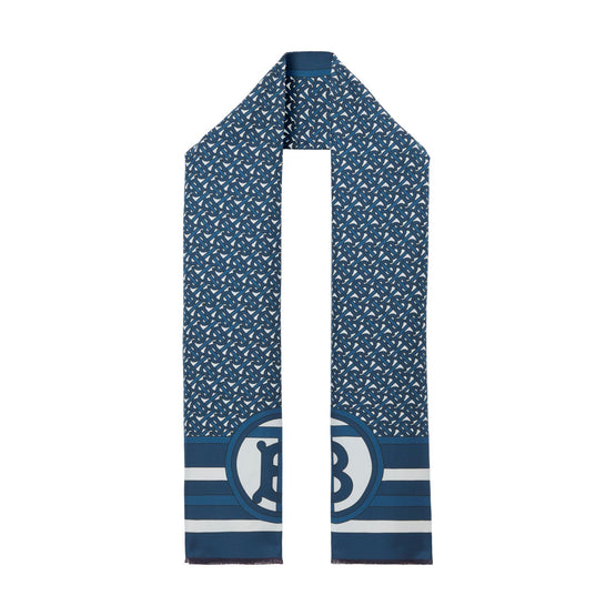 모노그램 실크 리버시블 스카프