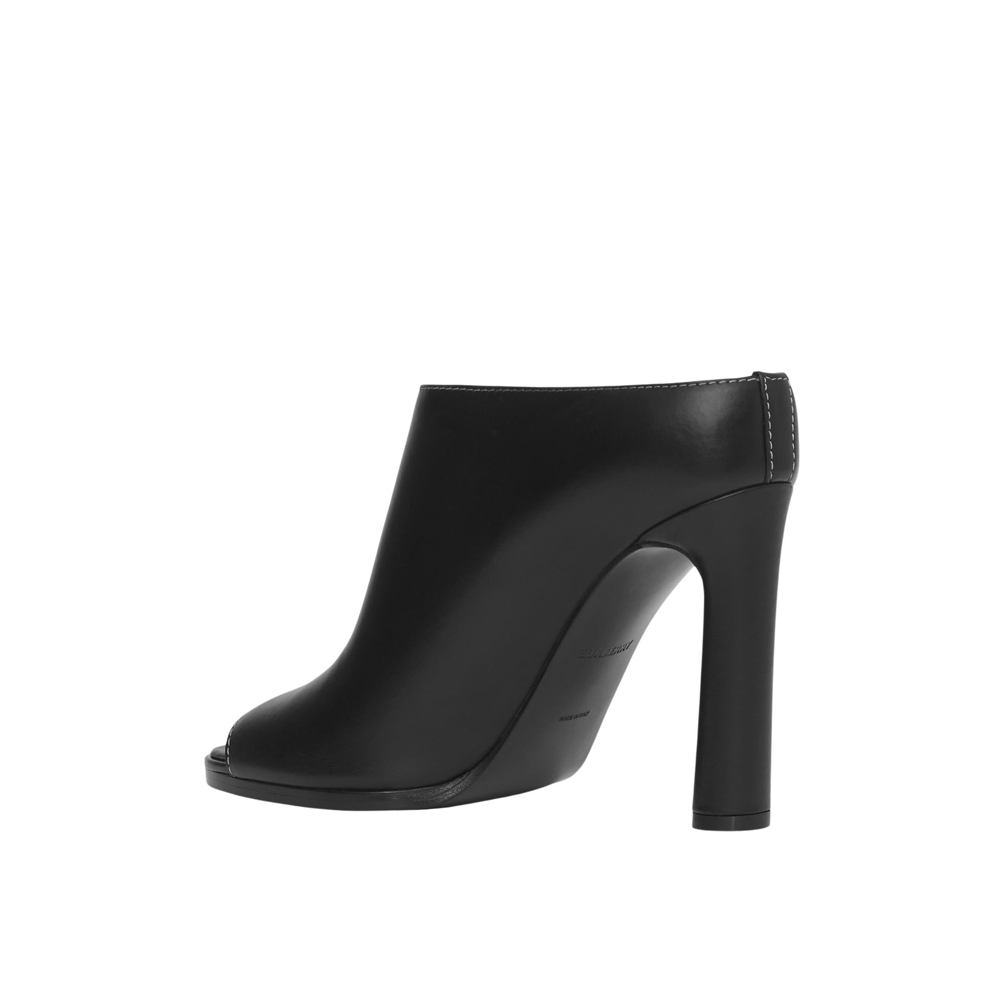 레더 오픈 토 뮬