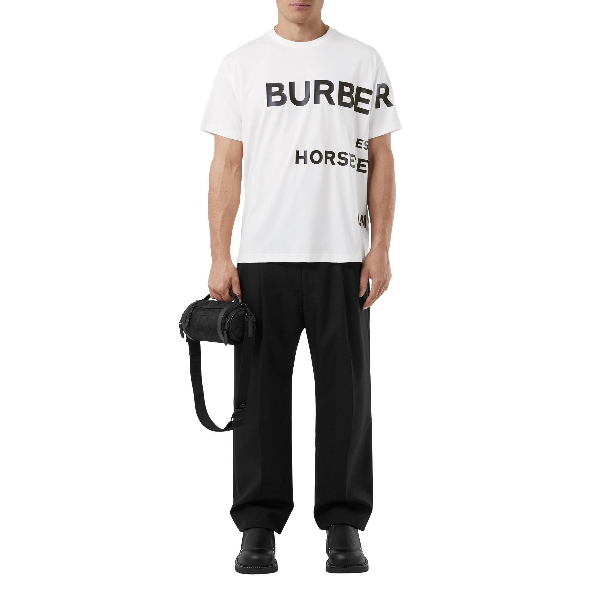 호스페리 프린트 코튼 오버사이즈 티셔츠