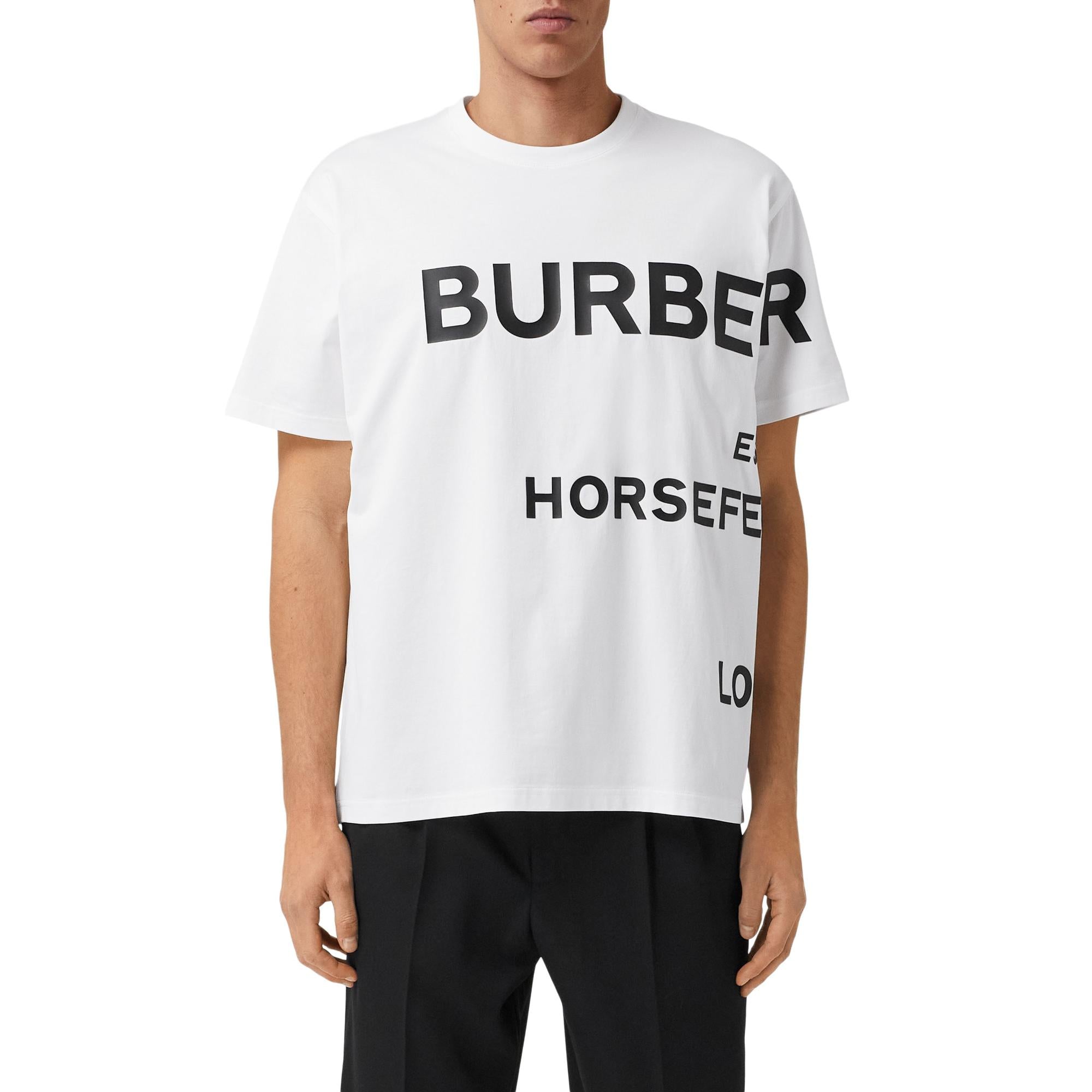 호스페리 프린트 코튼 오버사이즈 티셔츠