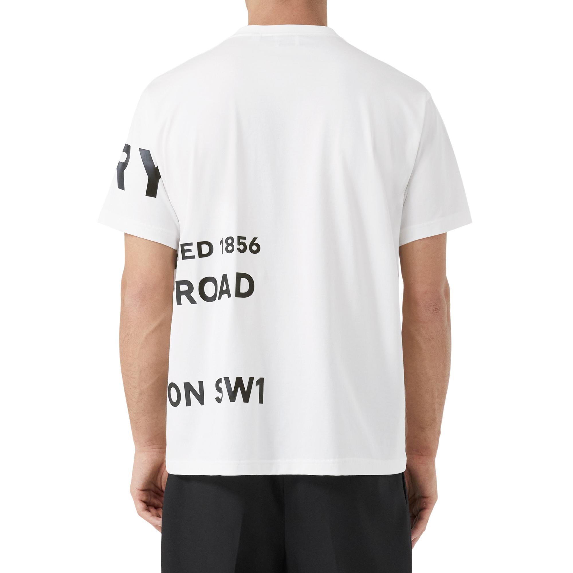 호스페리 프린트 코튼 오버사이즈 티셔츠