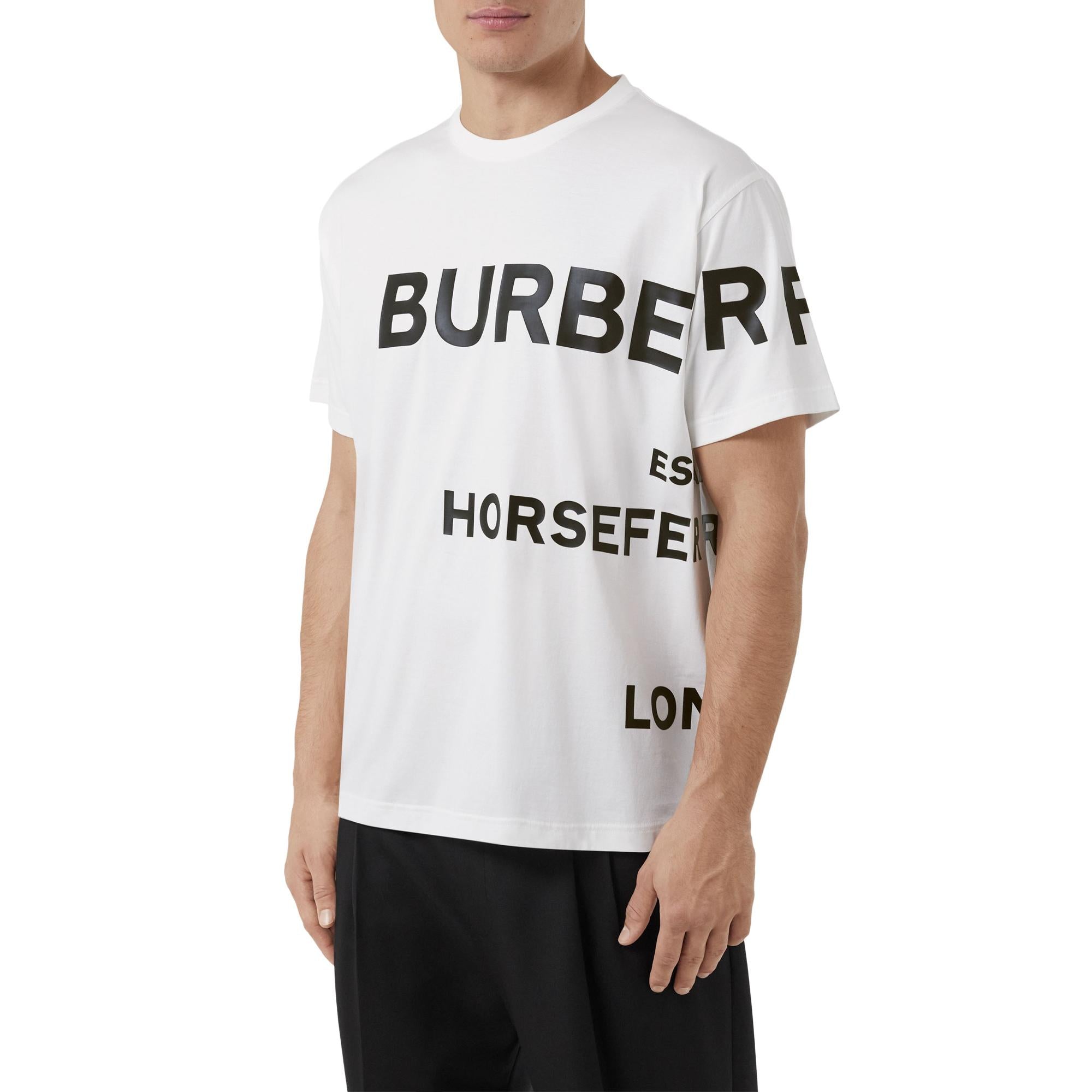 호스페리 프린트 코튼 오버사이즈 티셔츠