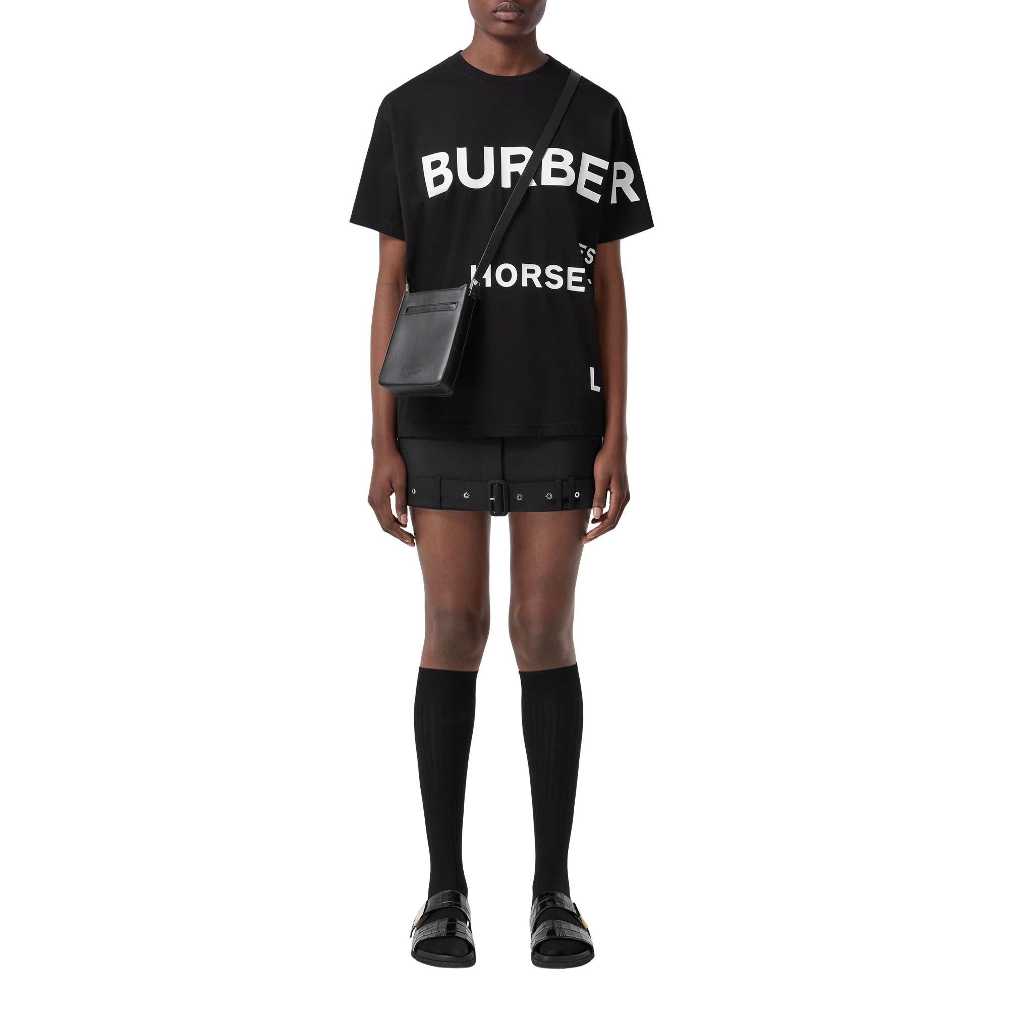 호스페리 프린트 코튼 오버사이즈 티셔츠