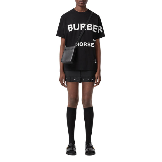 호스페리 프린트 코튼 오버사이즈 티셔츠