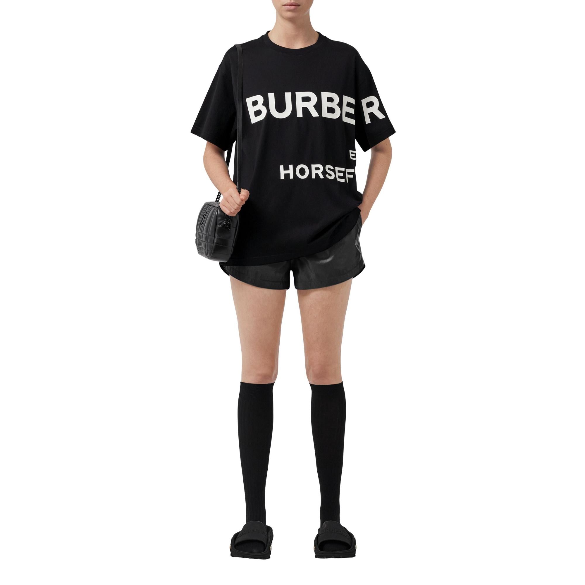 호스페리 프린트 코튼 오버사이즈 티셔츠