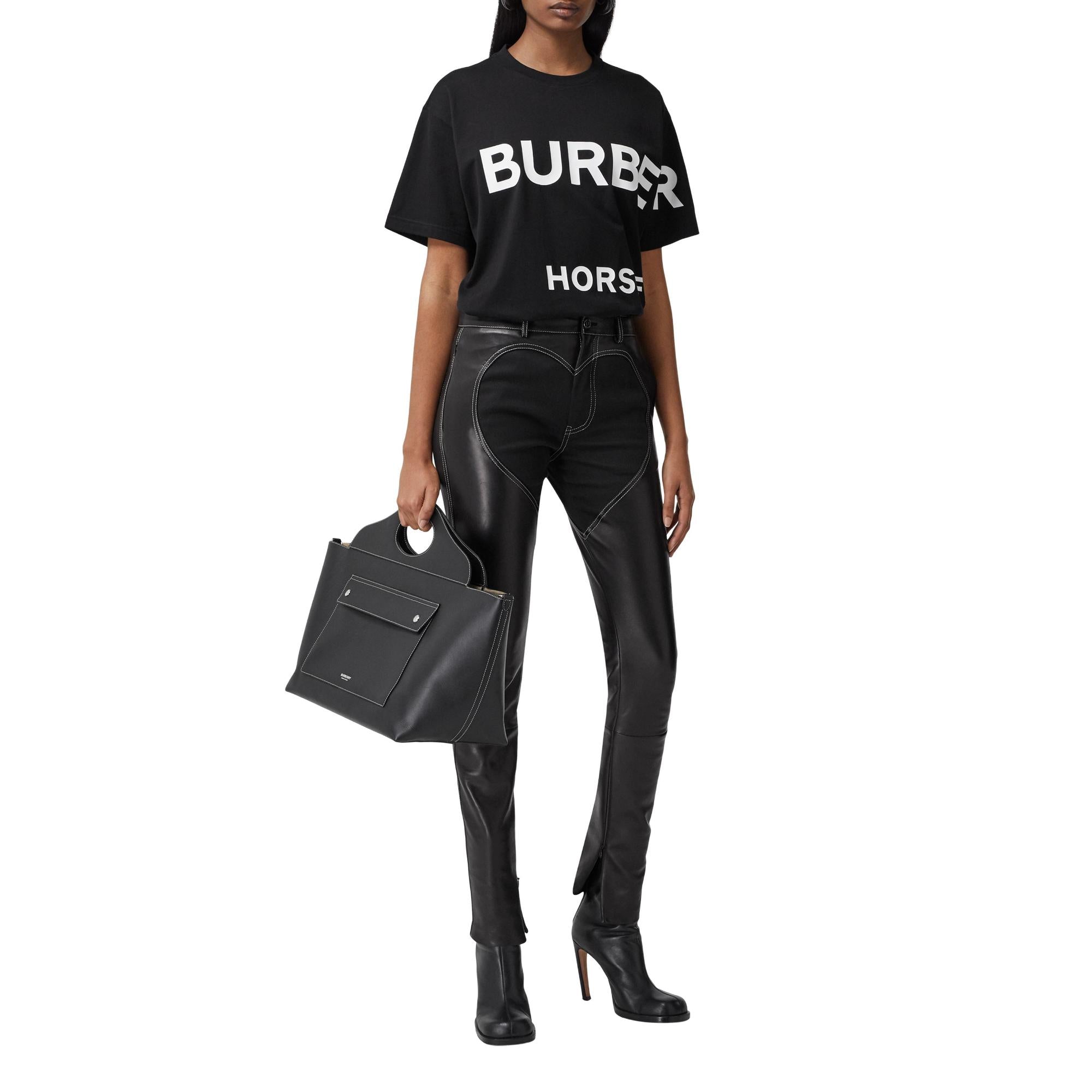 호스페리 프린트 코튼 오버사이즈 티셔츠