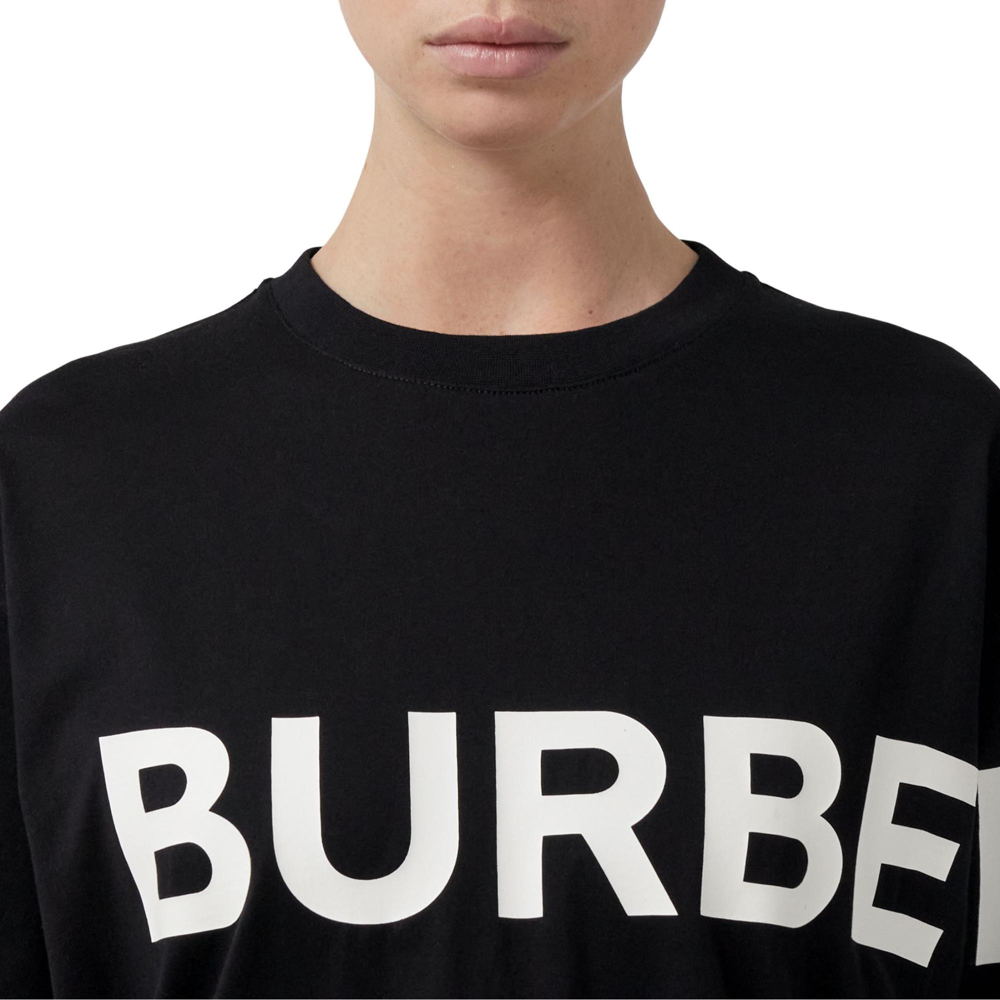 호스페리 프린트 코튼 오버사이즈 티셔츠