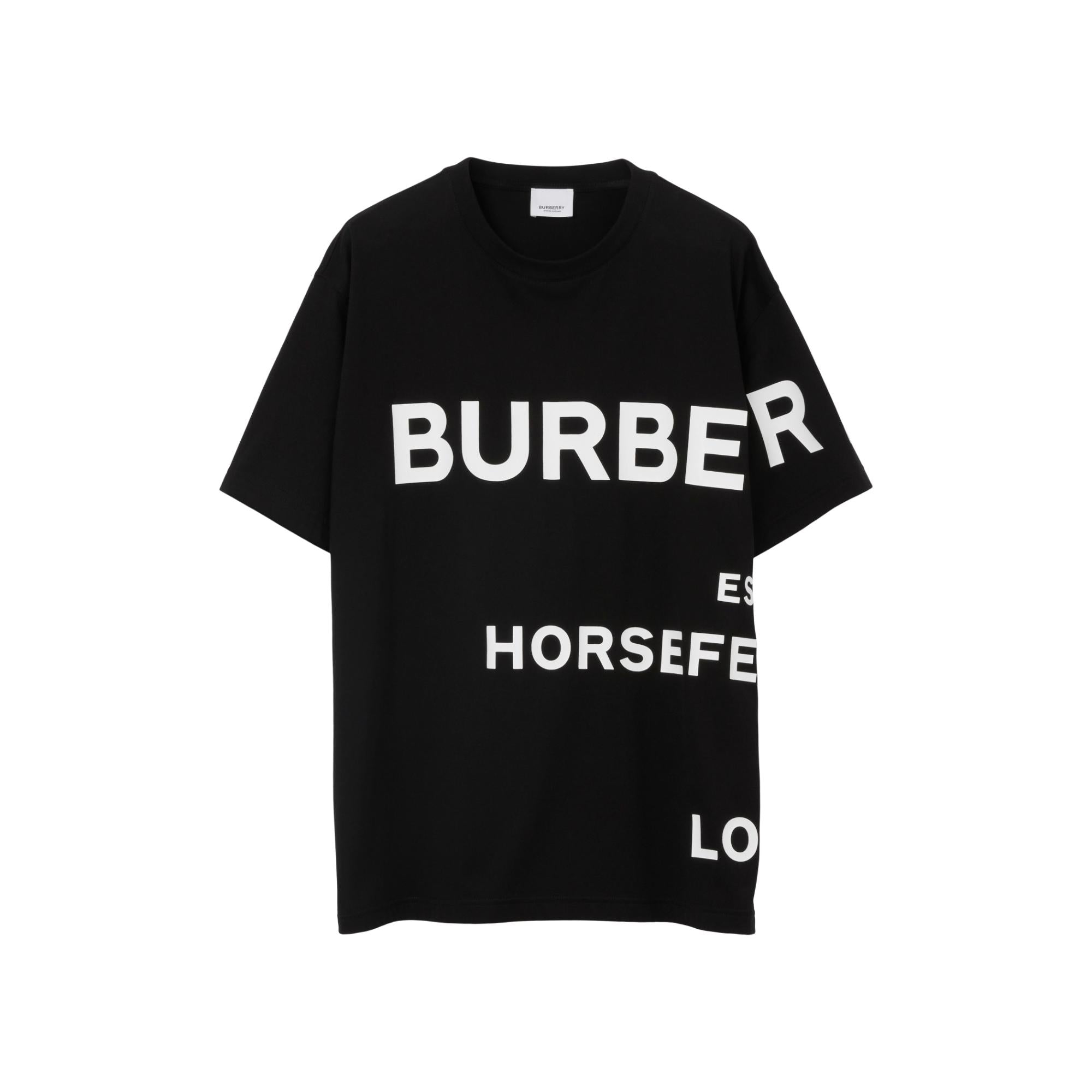 호스페리 프린트 코튼 오버사이즈 티셔츠