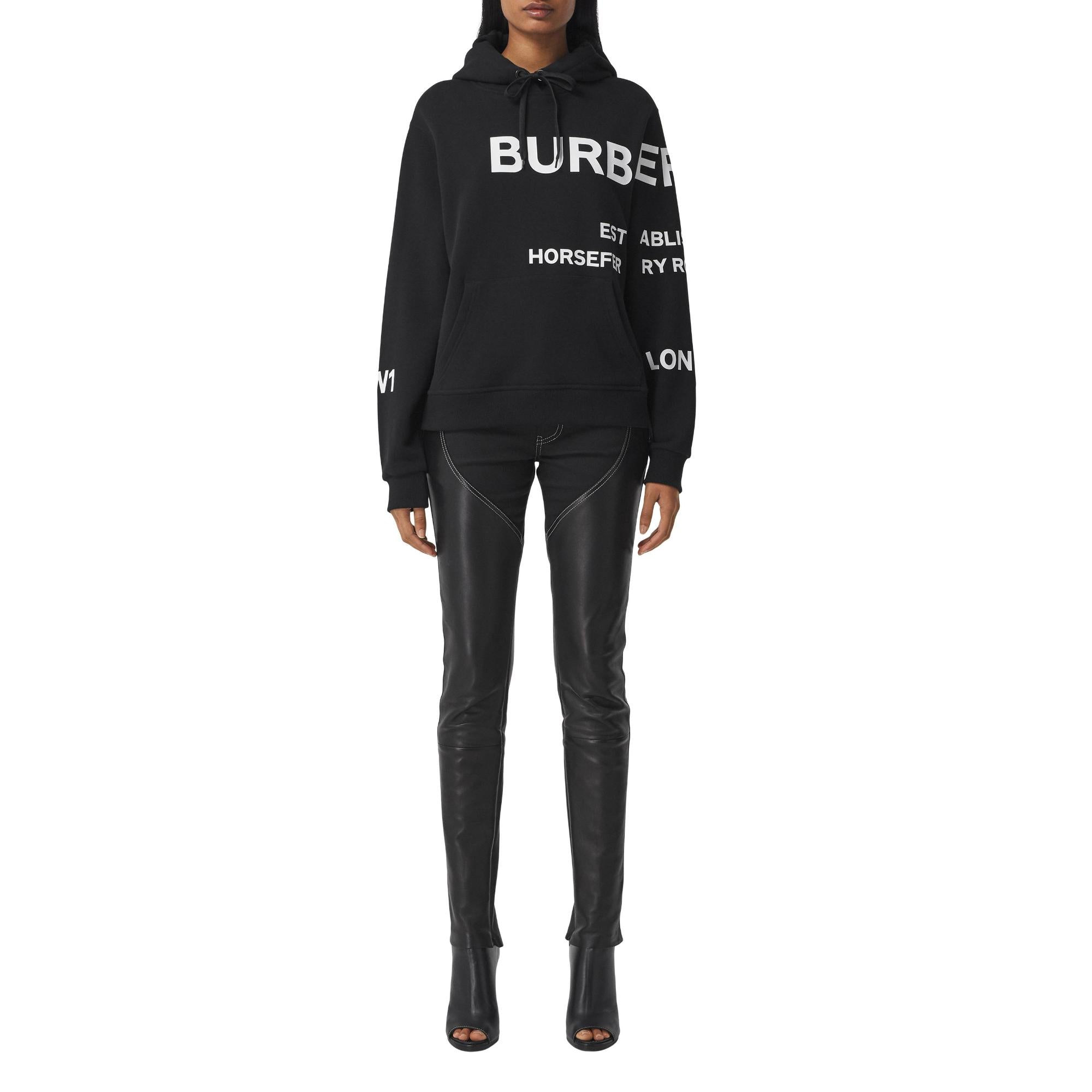 호스페리 프린트 코튼 오버사이즈 후디