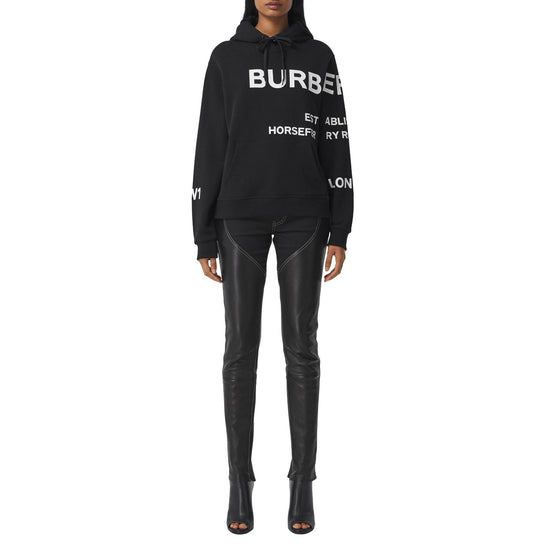 호스페리 프린트 코튼 오버사이즈 후디