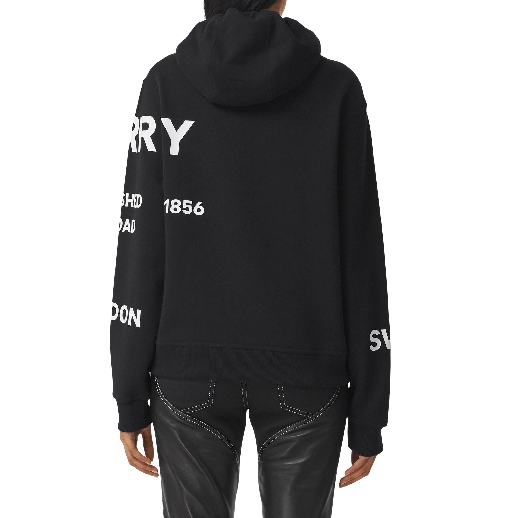 호스페리 프린트 코튼 오버사이즈 후디