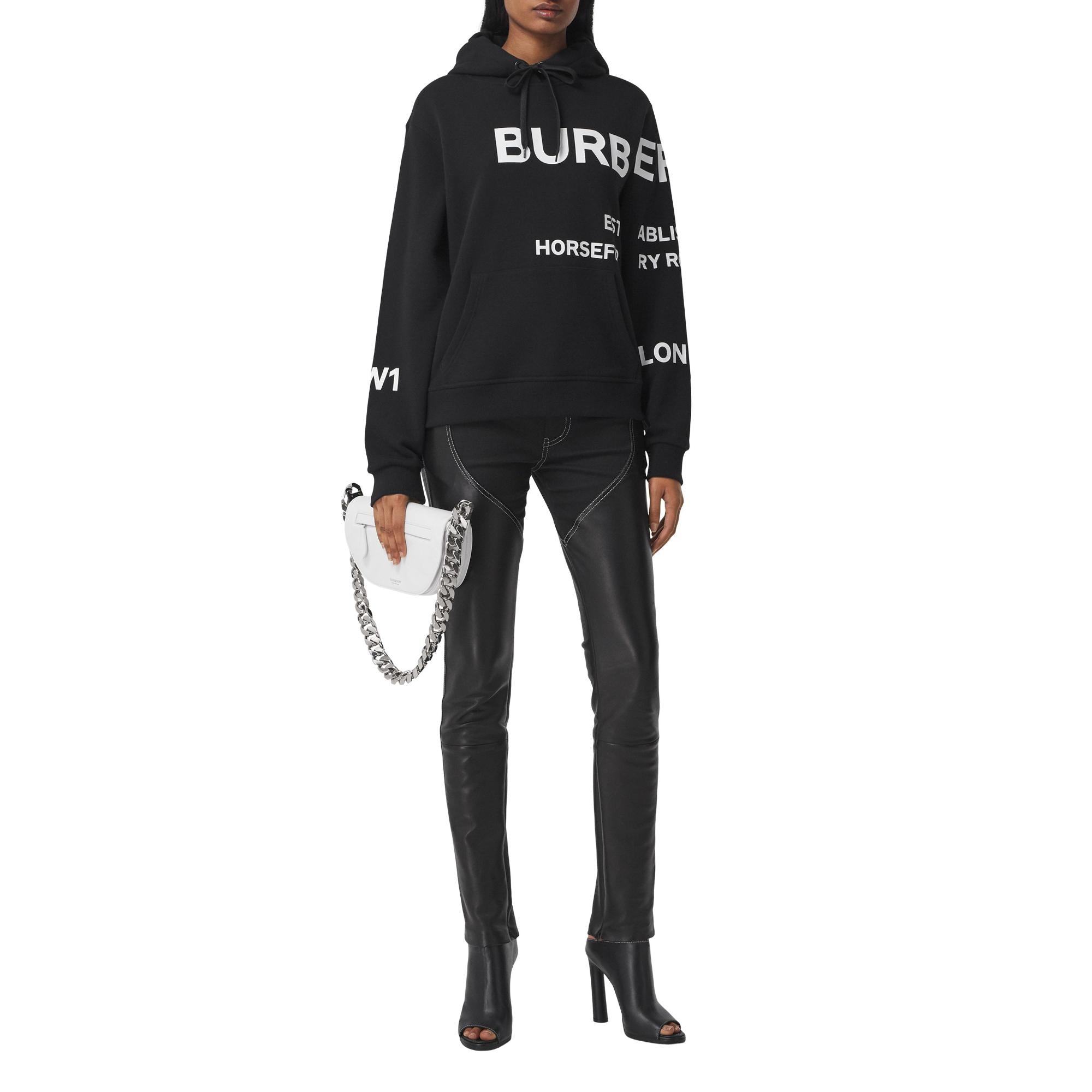 호스페리 프린트 코튼 오버사이즈 후디