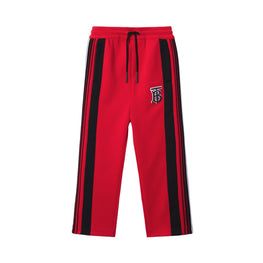 모노그램 모티프 스트레치 저지 조깅 팬츠