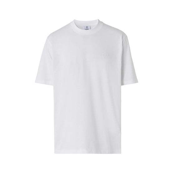 모노그램 모티프 코튼 티셔츠