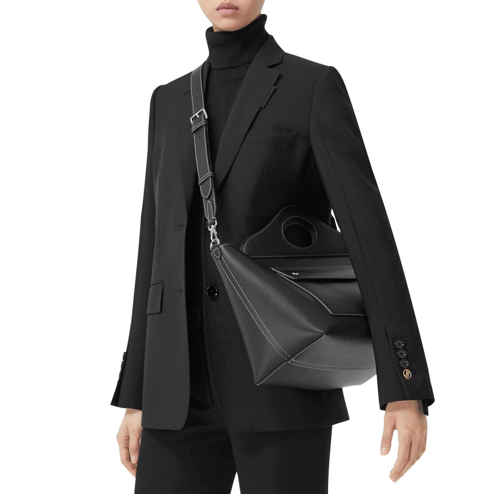 레더 스몰 소프트 포켓 토트