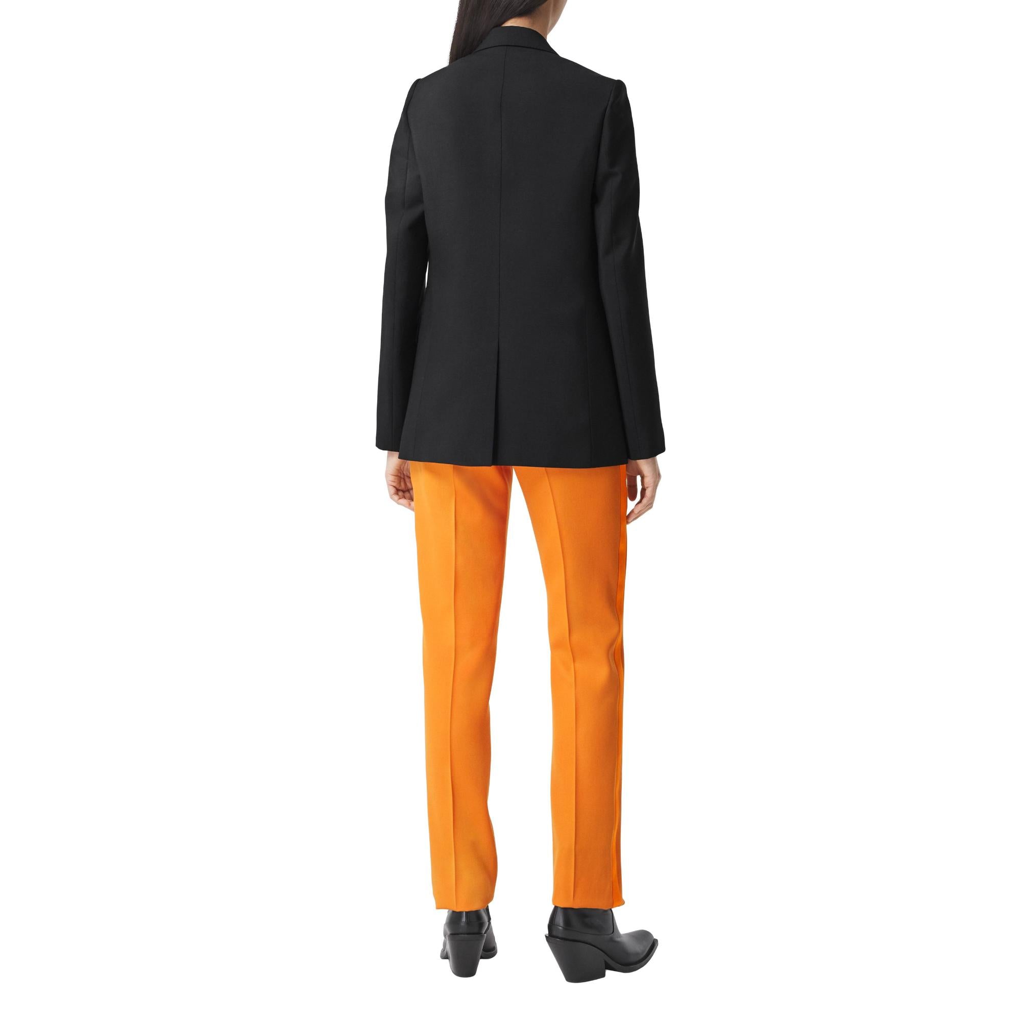 모노그램 모티프 모헤어 울 테일러드 재킷