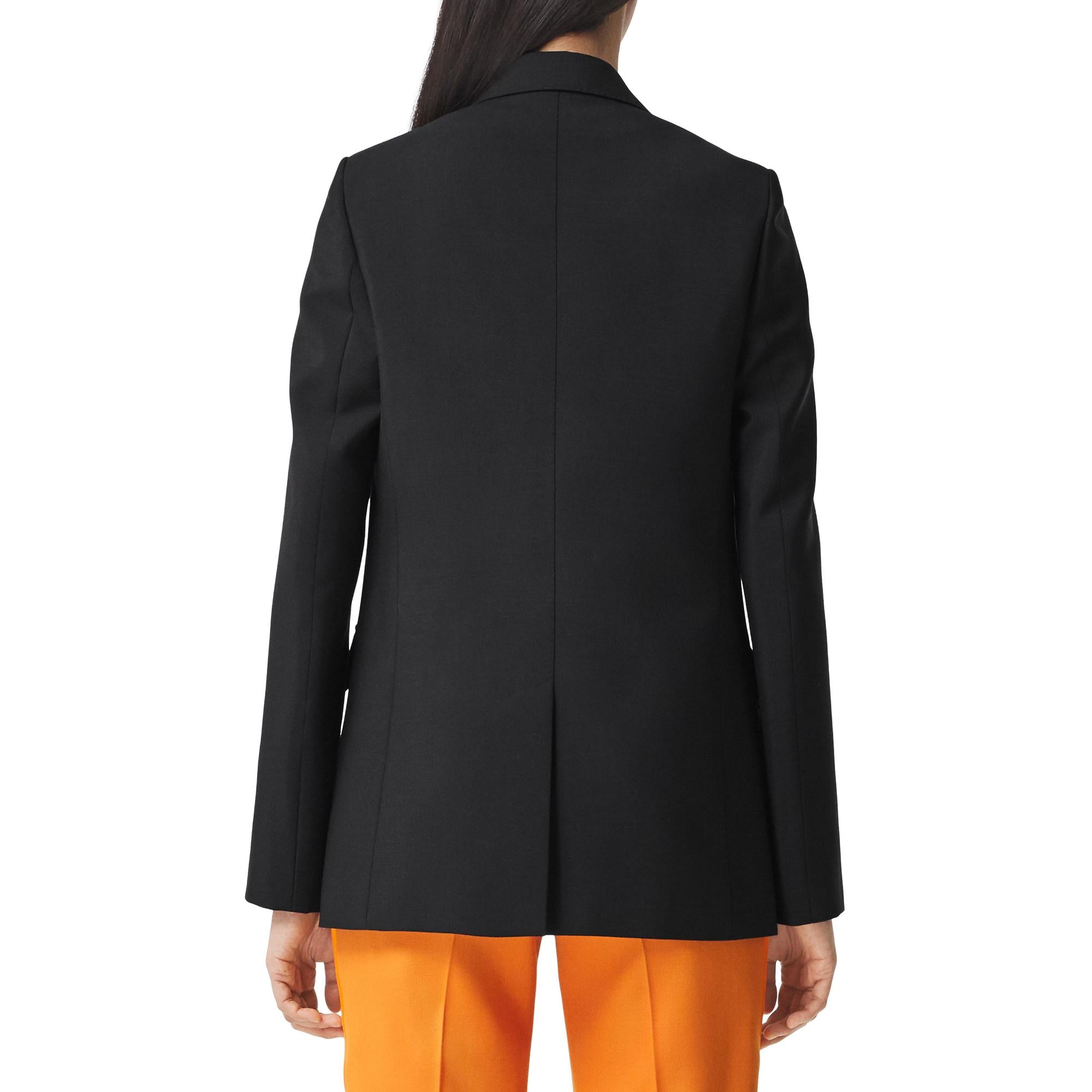 모노그램 모티프 모헤어 울 테일러드 재킷