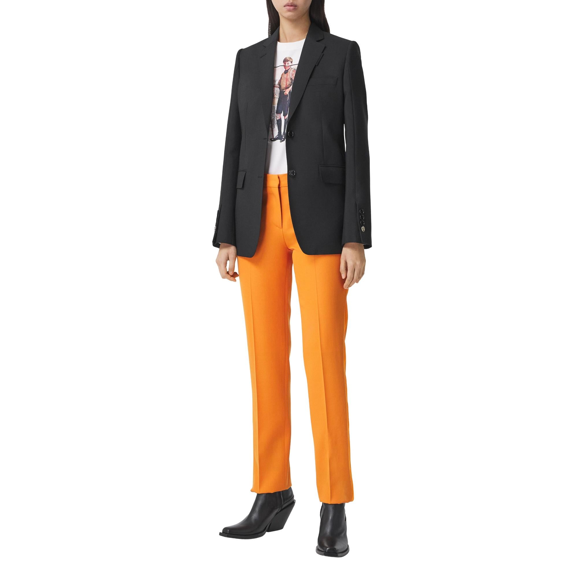 모노그램 모티프 모헤어 울 테일러드 재킷