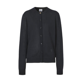 모노그램 모티프 울 실크 캐시미어 카디건