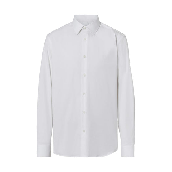 모노그램 모티프 테크니컬 코튼 셔츠