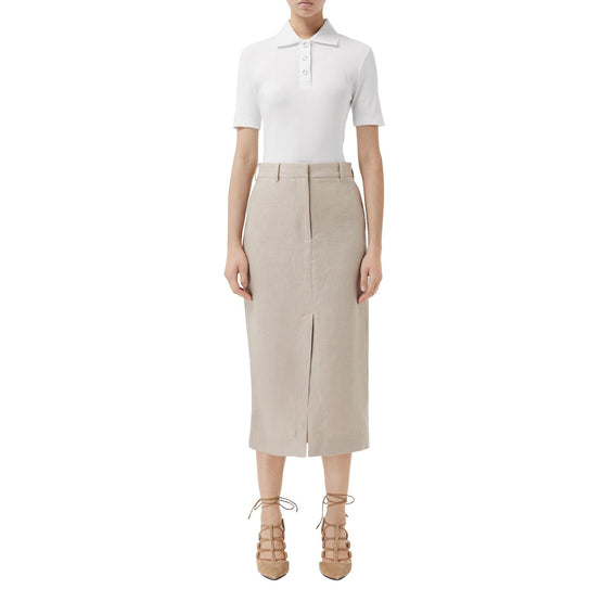 모노그램 모티프 스트레치 저지 폴로셔츠