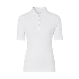 모노그램 모티프 스트레치 저지 폴로셔츠