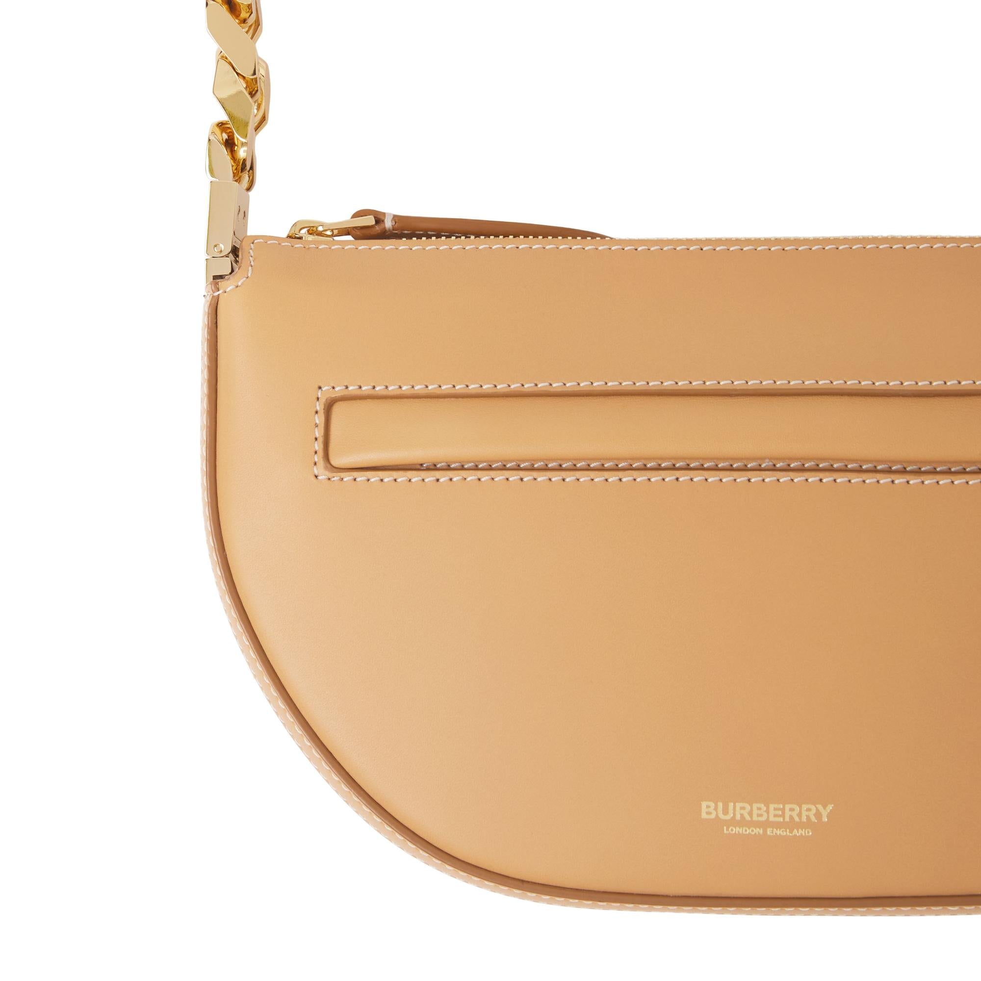 미니 레더 지퍼 올림피아 백