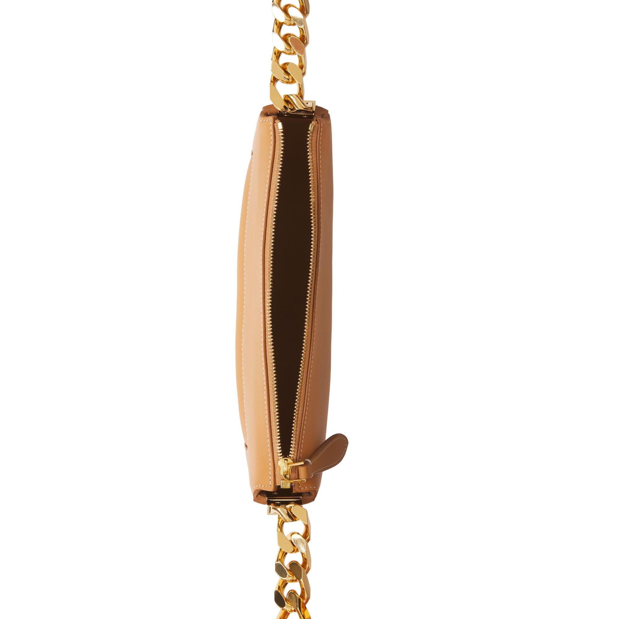 미니 레더 지퍼 올림피아 백