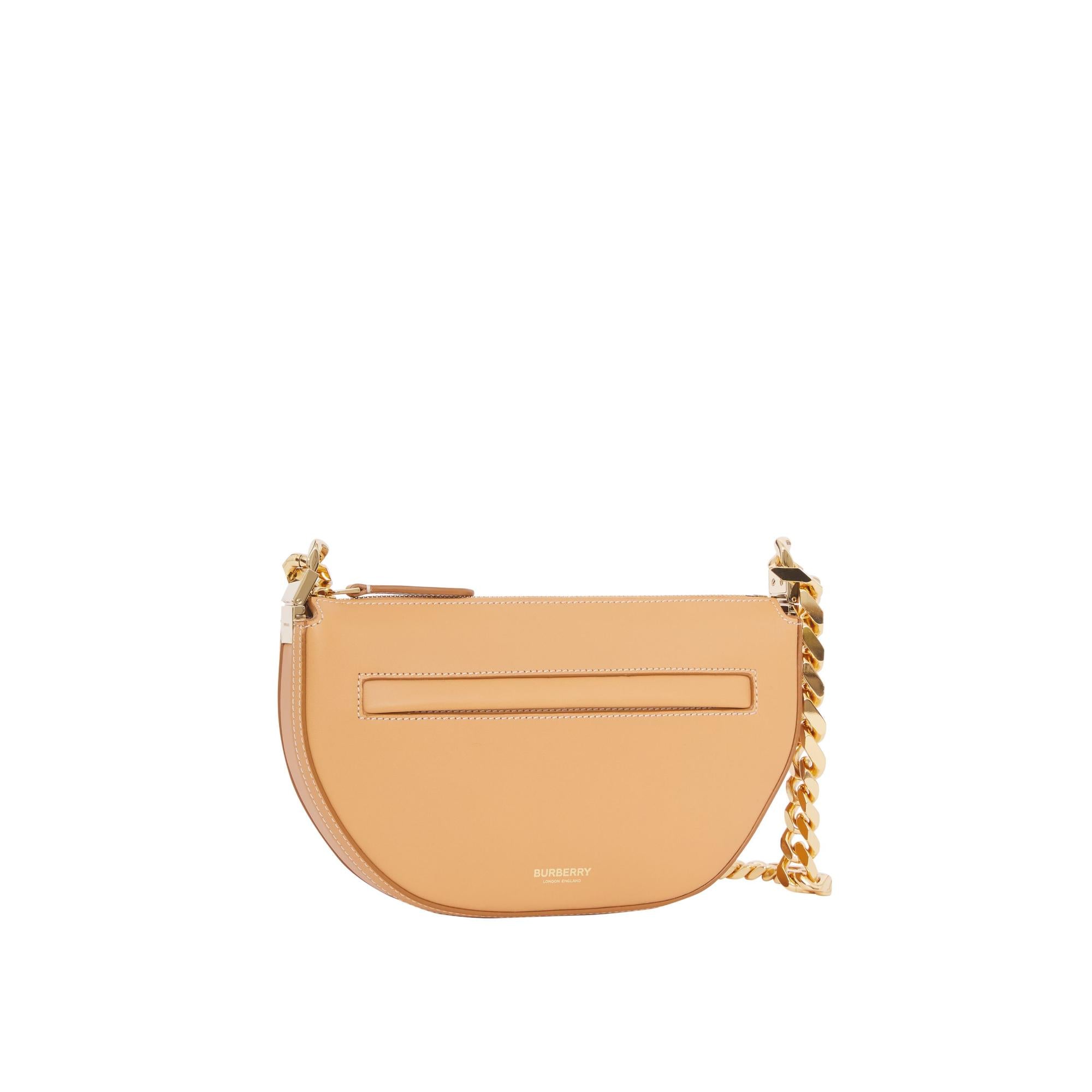 미니 레더 지퍼 올림피아 백