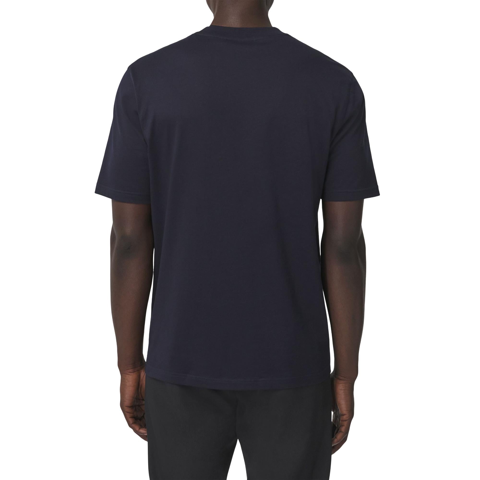 모노그램 모티프 코튼 티셔츠