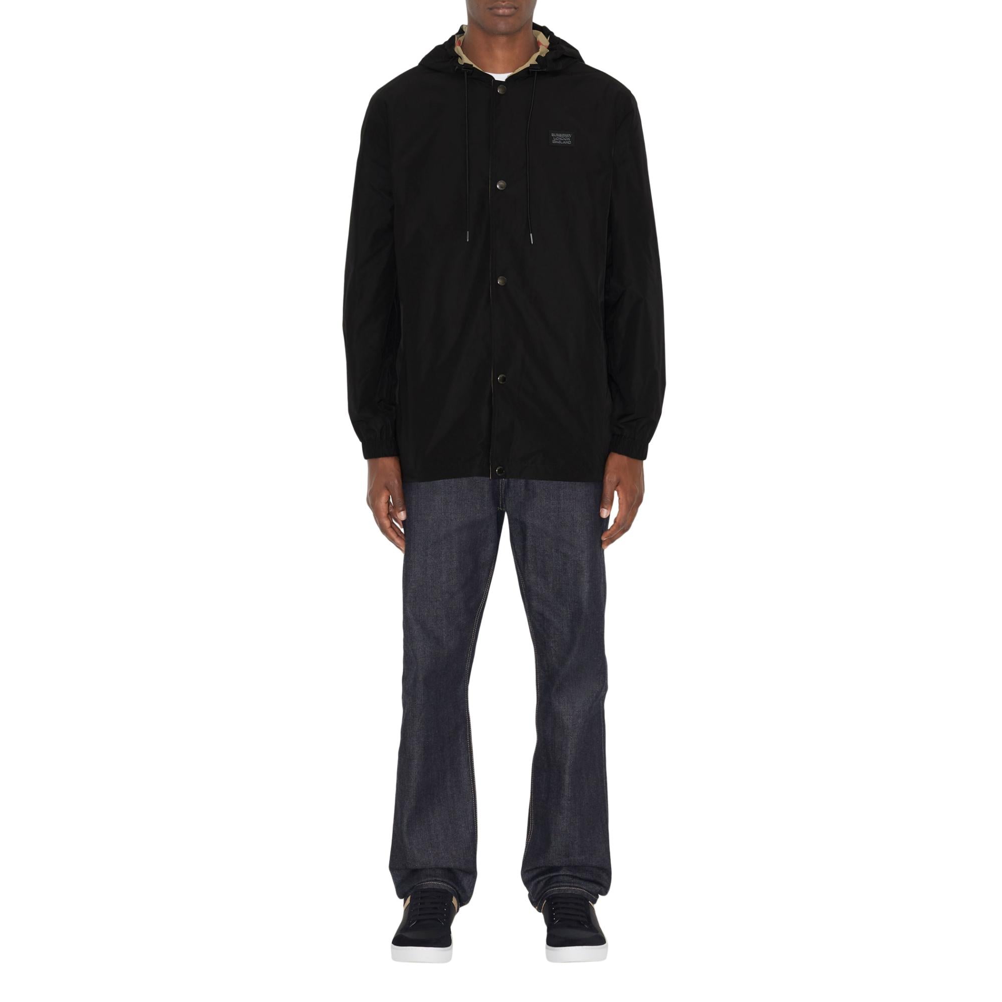 리버시블 후드 재킷