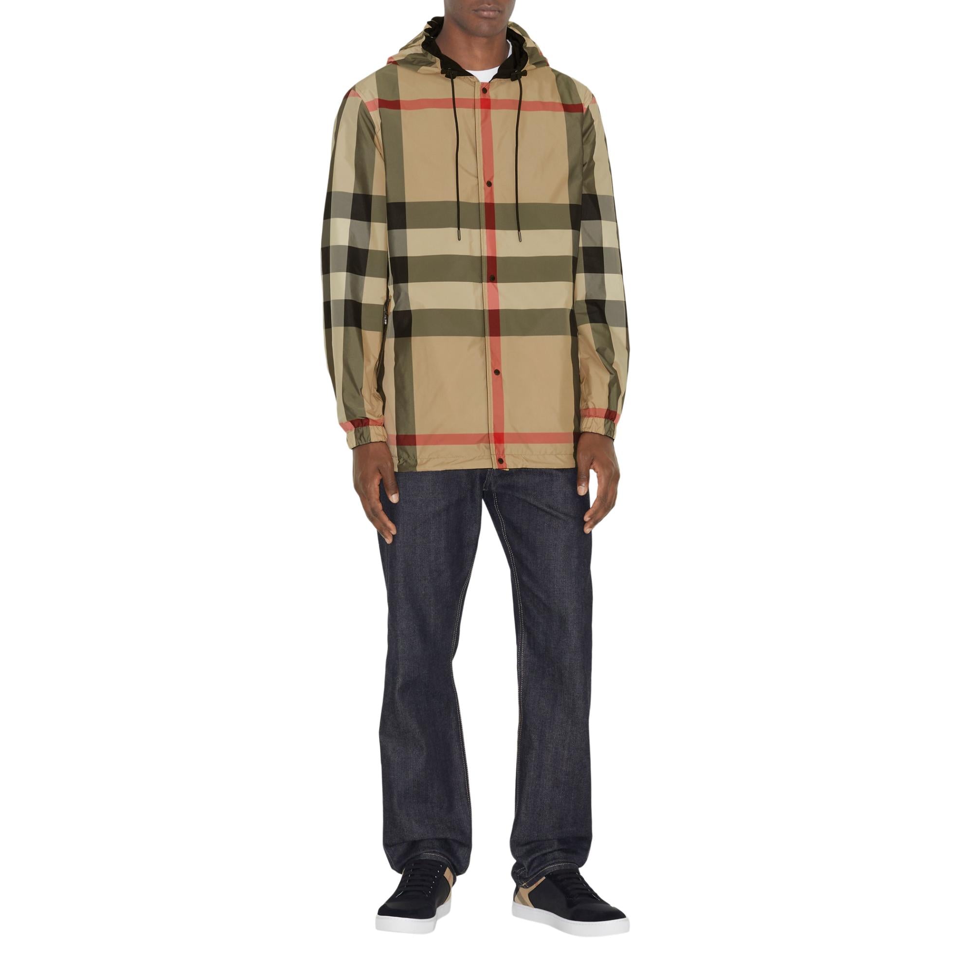 리버시블 후드 재킷