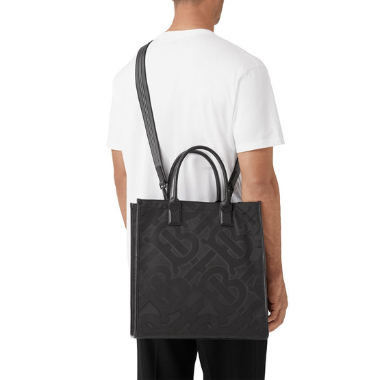 모노그램 자카드 토트