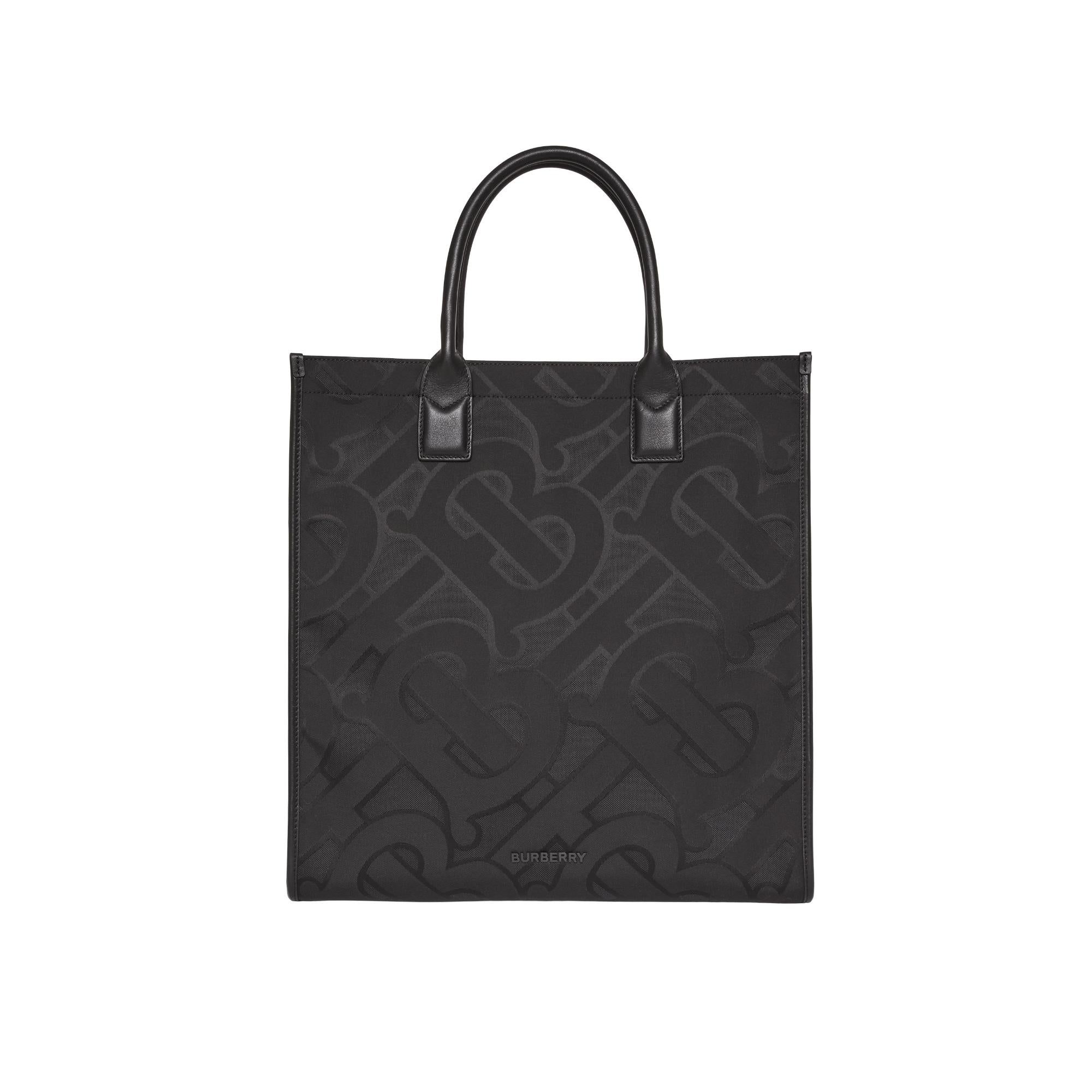 모노그램 자카드 토트