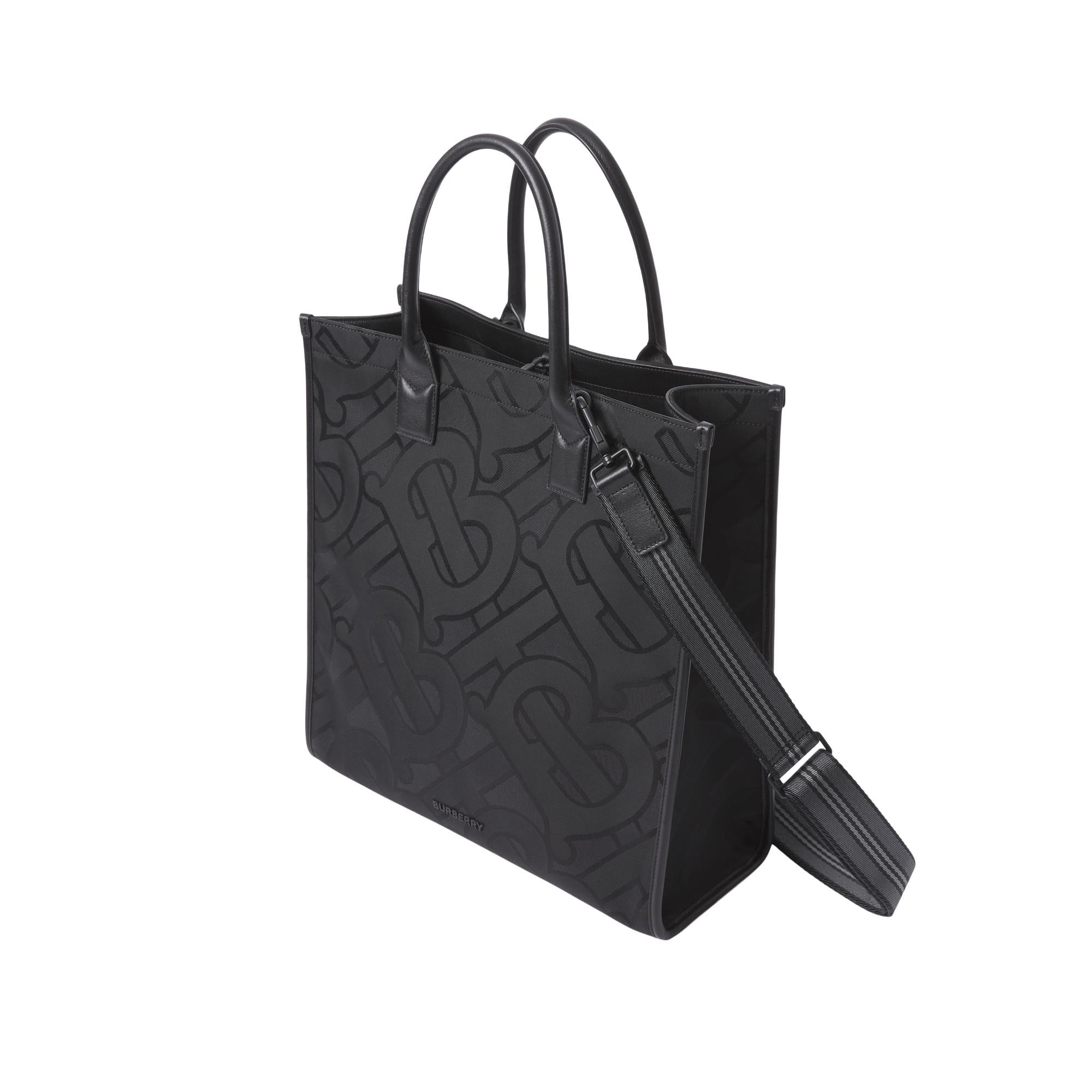 모노그램 자카드 토트