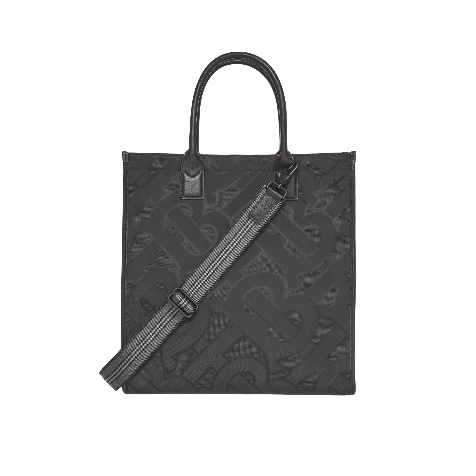 모노그램 자카드 토트