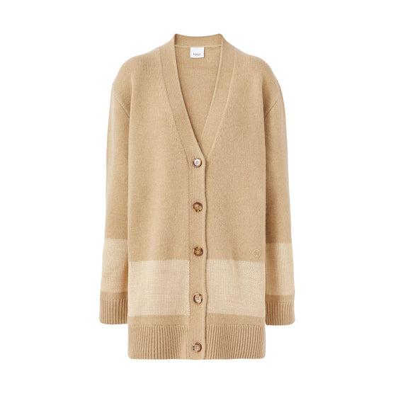 모노그램 모티프 울 블렌드 오버사이즈 카디건