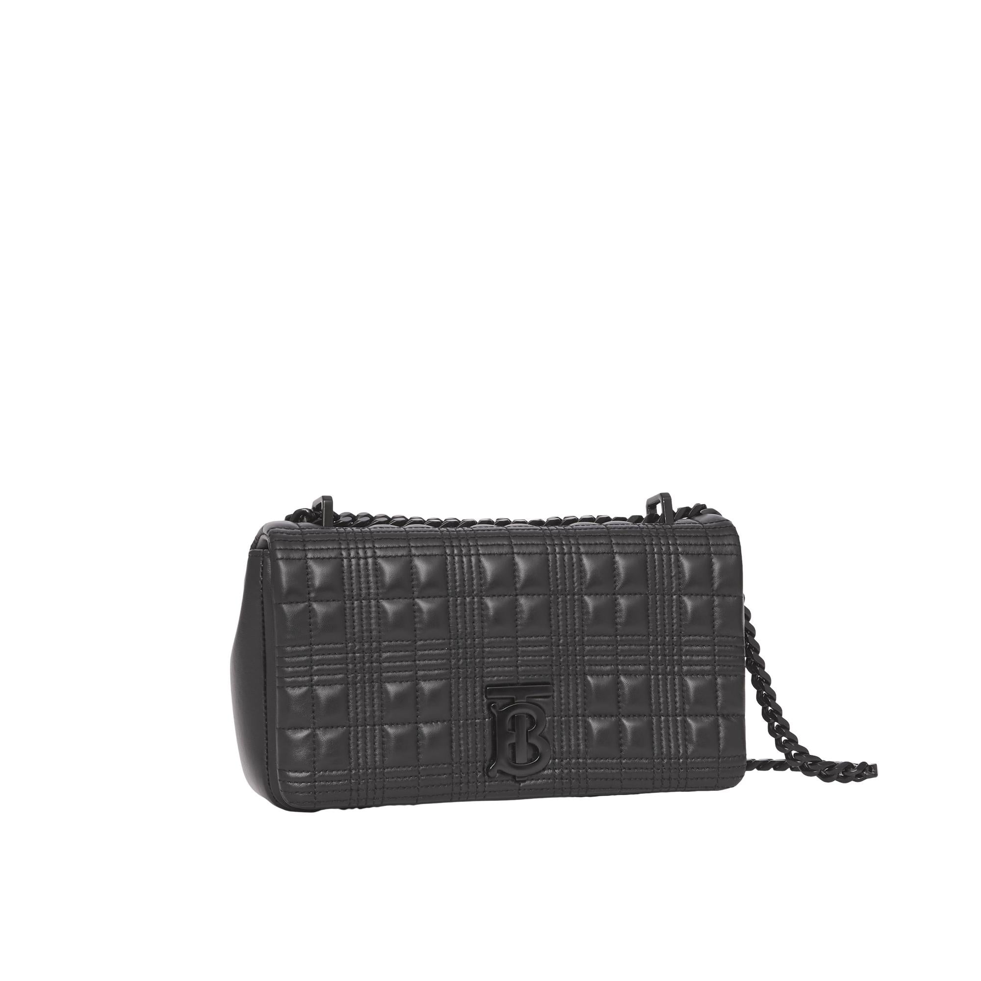 퀼팅 레더 스몰 롤라 백